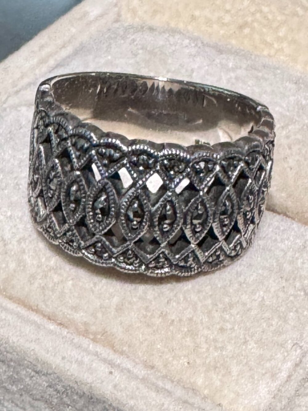 🖤✨ STERLING SILVER FILIGREE RING | Vintage-Inspired Elegance ✨🖤